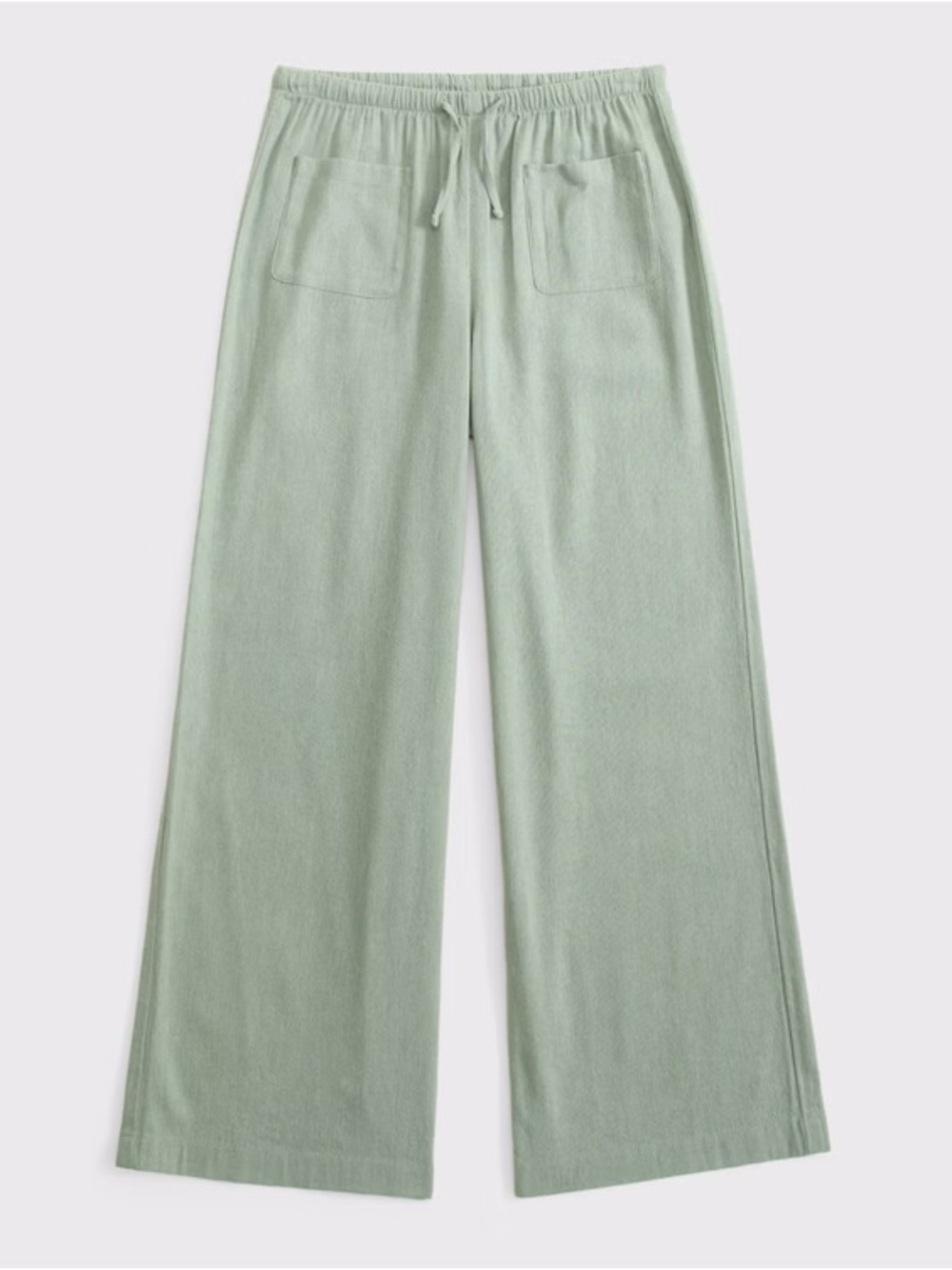 abercrombie kids sage green drawstring pants